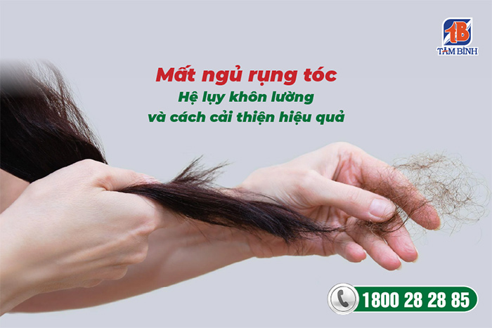 Nguyên nhân mất ngủ gây rụng tóc