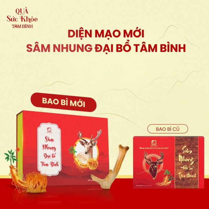 Sâm Nhung Đại Bổ Tâm Bình - Top 1 “Hàng Việt Nam được người tiêu dùng yêu thích” năm 2024