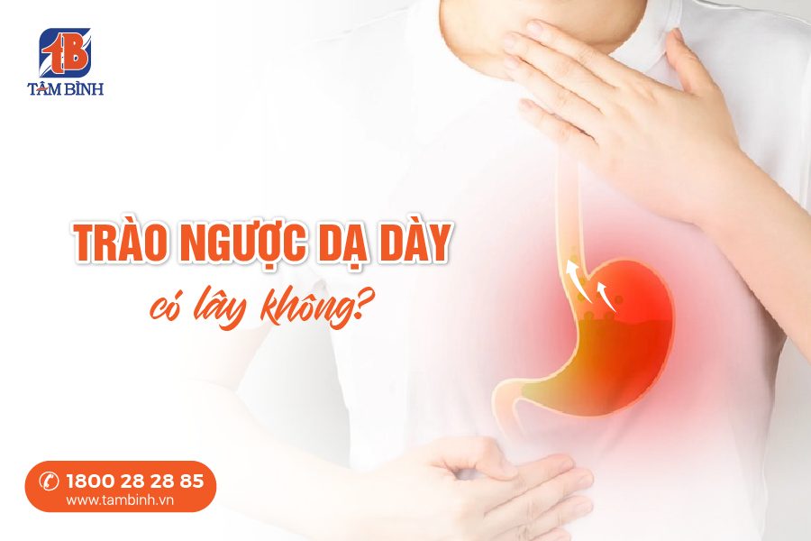 trào ngược dạ dày có lây không