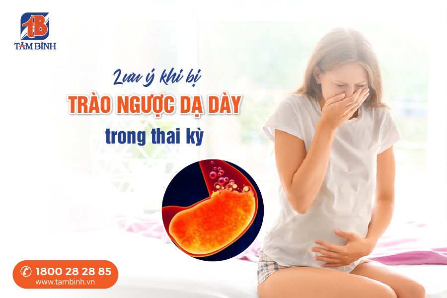 lưu ý phòng tránh trào ngược dạ dày khi mang thai