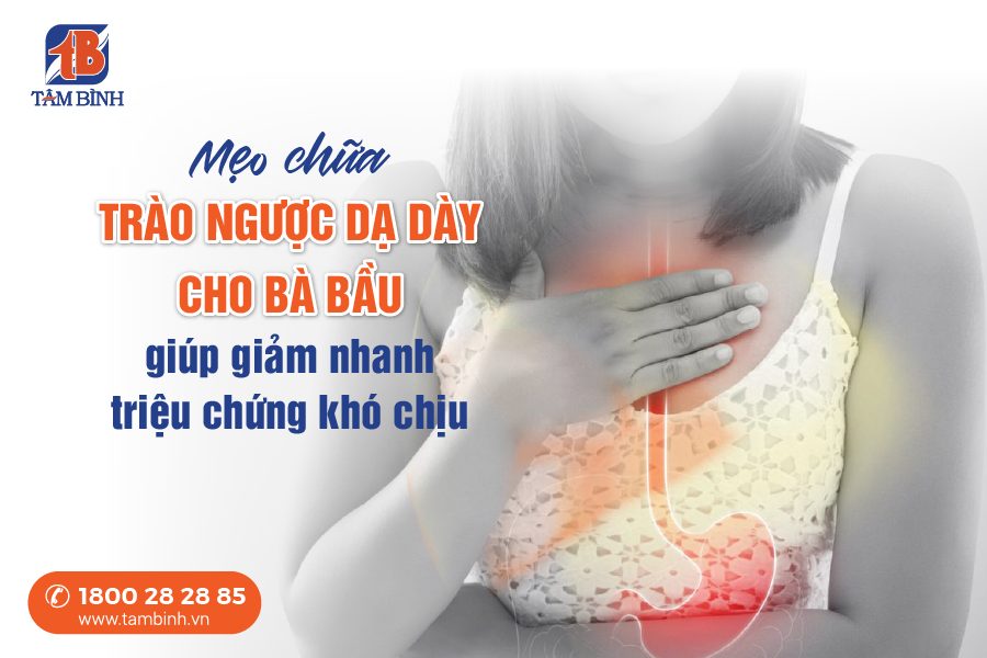 mẹo chữa trào ngược dạ dày cho bà bầu