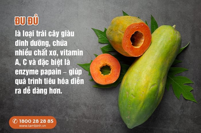 Nên ăn đu đủ chín 