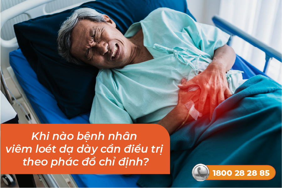 khi nào cần điều trị theo phác đồ viêm loét dạ dày tá tràng