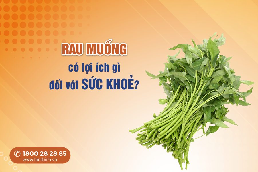 lợi ích của rau muống đối với sức khoẻ