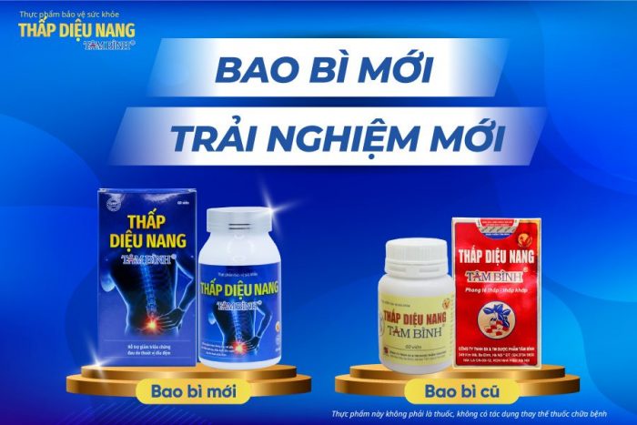 TPBVSK Thấp diệu nang Tâm Bình thay đổi bao bì – Hiện đại hơn, nâng cao trải nghiệm người dùng