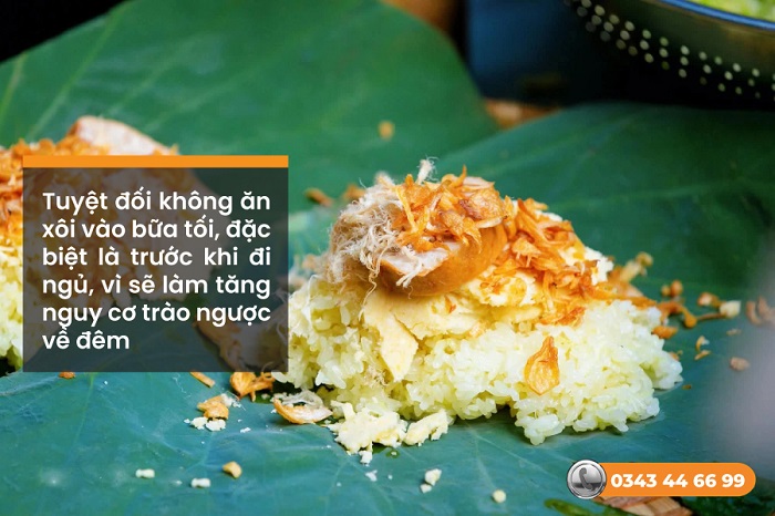 Trào ngược dạ dày ăn xôi được không? Top 3 điều cần tránh