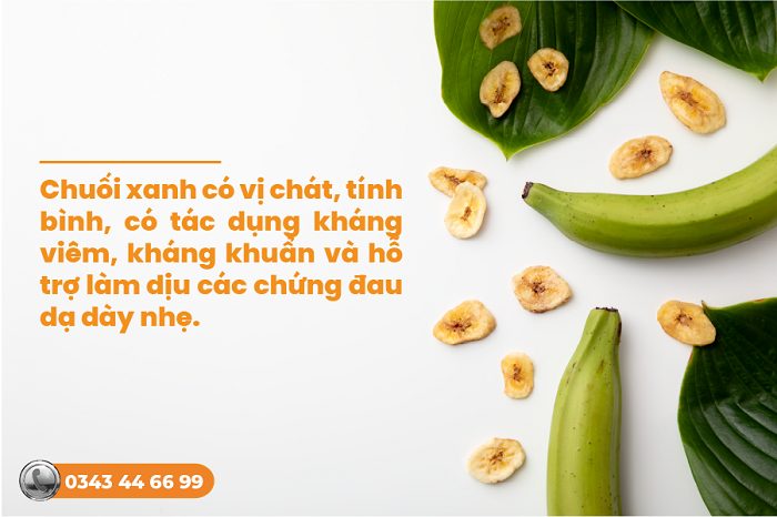 Ăn chuối xanh chữa trào ngược dạ dày có thực sự hiệu quả?