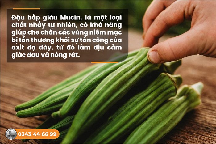Trào ngược dạ dày ăn đậu bắp được không? Sai lầm nhiều người mắc