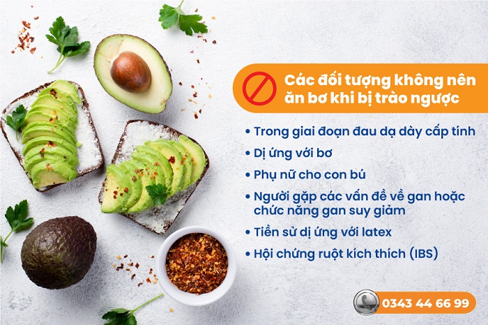 Trào ngược dạ dày ăn bơ được không? Lưu ý quan trọng cần nhớ!