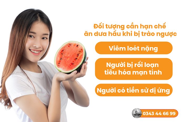 Trào ngược dạ dày ăn dưa hấu được không? Thời điểm nên tránh