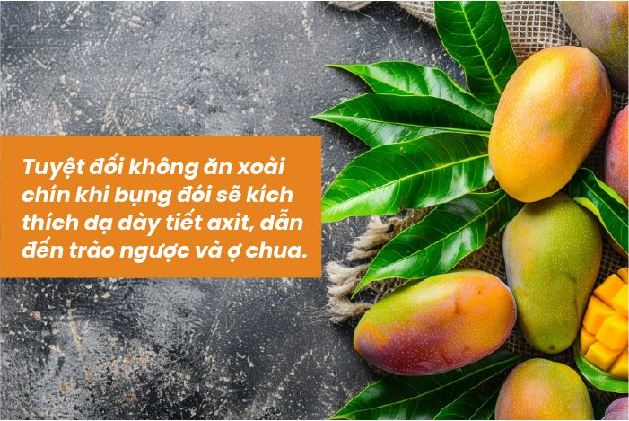 Trào ngược dạ dày ăn xoài chín được không? Giải đáp chi tiết Trào ngược dạ dày ăn xoài chín được không? Giải đáp chi tiết