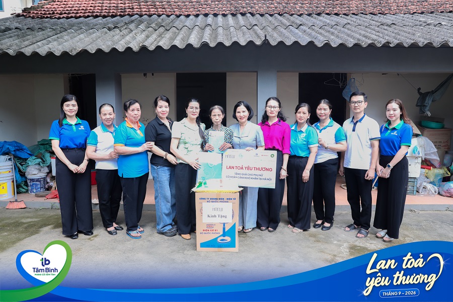 “Lan tỏa yêu thương” tháng 9: Tặng quà cho phụ nữ có hoàn cảnh đặc biệt khó khăn tại xã Sơn Đồng “Lan tỏa yêu thương” tháng 9: Tặng quà cho phụ nữ có hoàn cảnh đặc biệt khó khăn tại xã Sơn Đồng